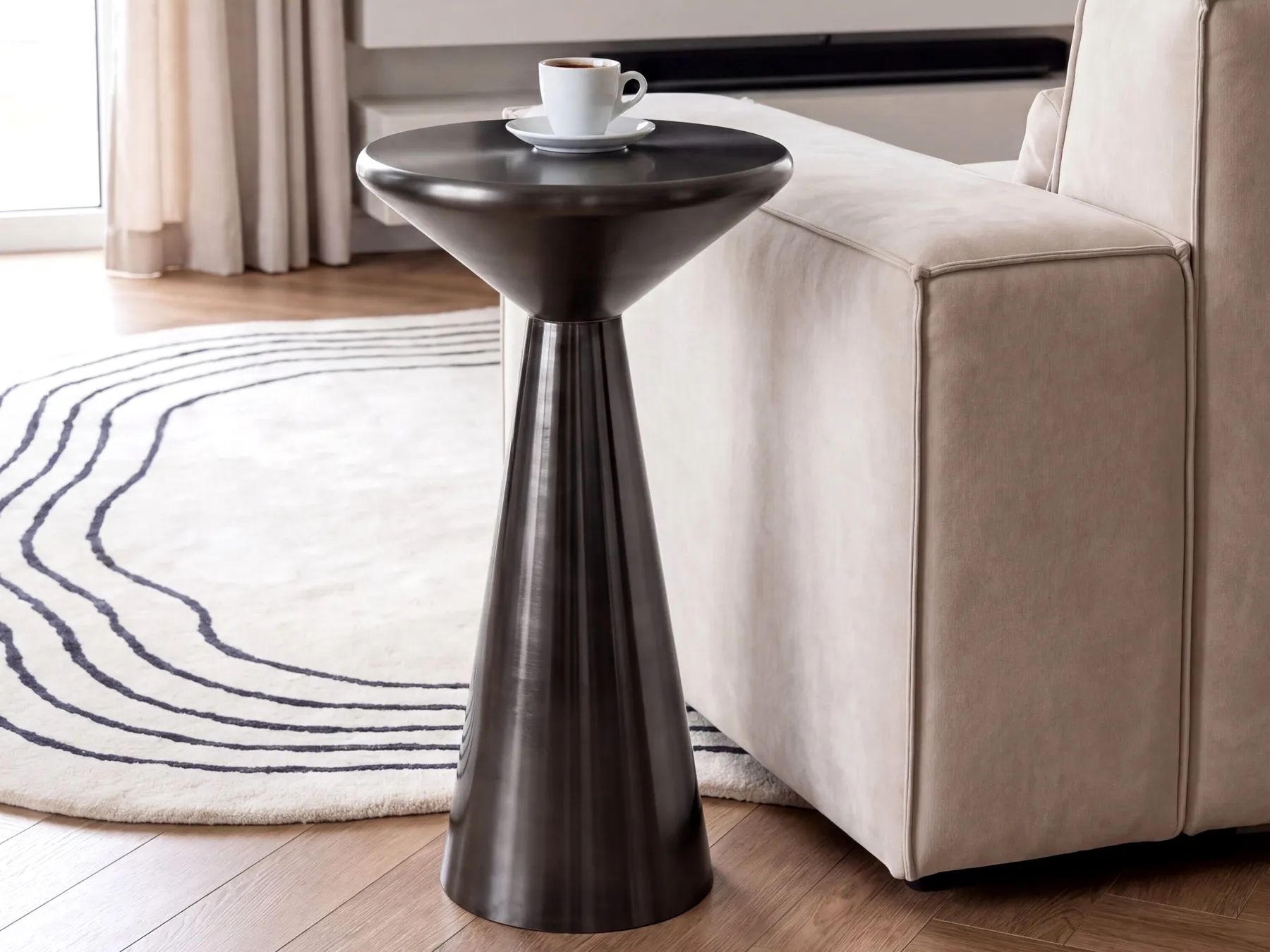 Side Table WINISK Metal Silver_1153821