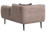 Linksseitige Chaiselongue CHEVANNES Stoff Hellbraun_1009710