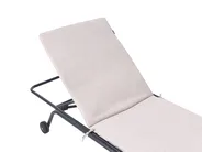 Sonnenliege VOLTERRA mit Relaxfunktion Metall Beige_1035730