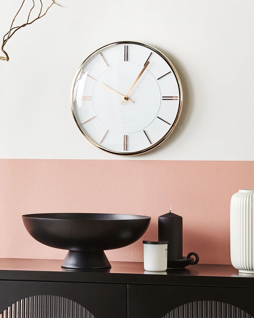 Wall Clock DAROCA 34 cm White