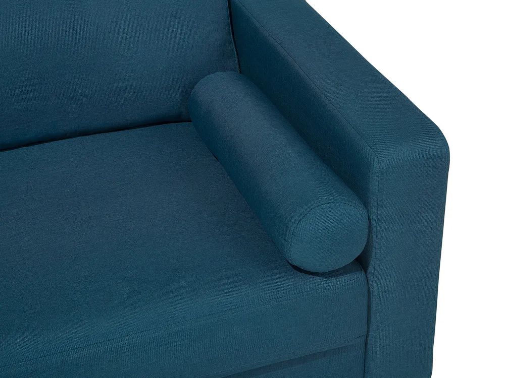 Sofa 2-Sitzer KALMAR Stoff Seeblau_755659