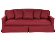 Sofa 3-Sitzer GILJA Stoff Rot_792552