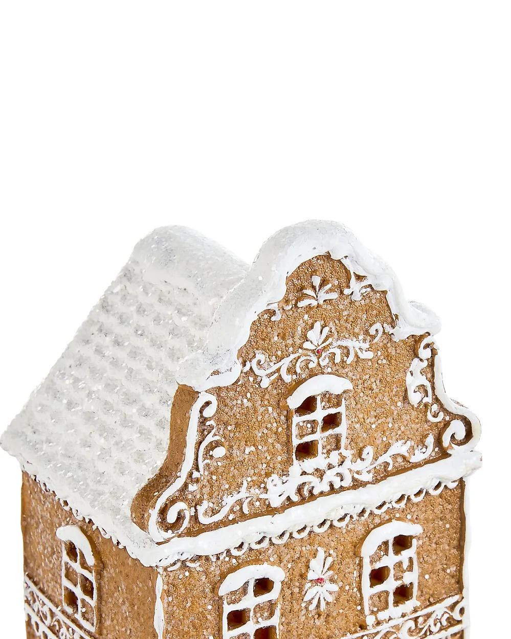 Weihnachtsdekoration 3er Set LED RIMPI 21/25/26 cm Haus Braun_1175167