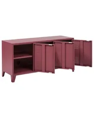Büroschrank CARDIFF Metall Dunkelrot_957927