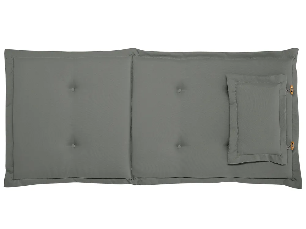 Sitzauflagen 8er Set MAUI 40 x 54 cm Grau_765113