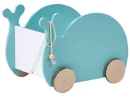 Spielzeugkiste mit Rädern WOOLI 30 cm Blau_1027855
