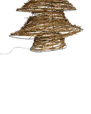 Weihnachtsdekoration LED FURESO 60 cm Weihnachtsbaum Naturfarben_1015452