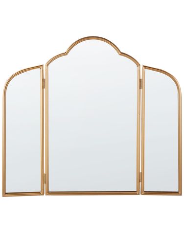 slim fit dress slacks Large Gold Dressing Table Triple Mirror  Melody Maison Ltd