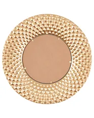 Wandspiegel COMBE 60 cm 60 cm Metall Gold_892158