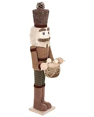 Set od 2 dekorativne figurice KOLARI 68/91 cm Orašar Smeđi_1156775
