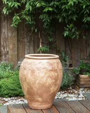Plant Pot PYRUS 48 cm Brown_930798