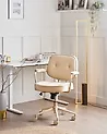 Schreibtischstuhl PARAMUS Kunstleder Beige