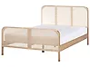Bett mit Lattenrost Kiefernholz GONFARON 140 x 200 cm Hellbraun