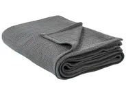 Tagesdecke RAGALA Baumwolle 200 x 220 cm Dunkelgrau_915510