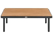 Garden Lounge Set with Table 5 Seater FIVIZZANO Acacia Wood Dark Grey_1161098