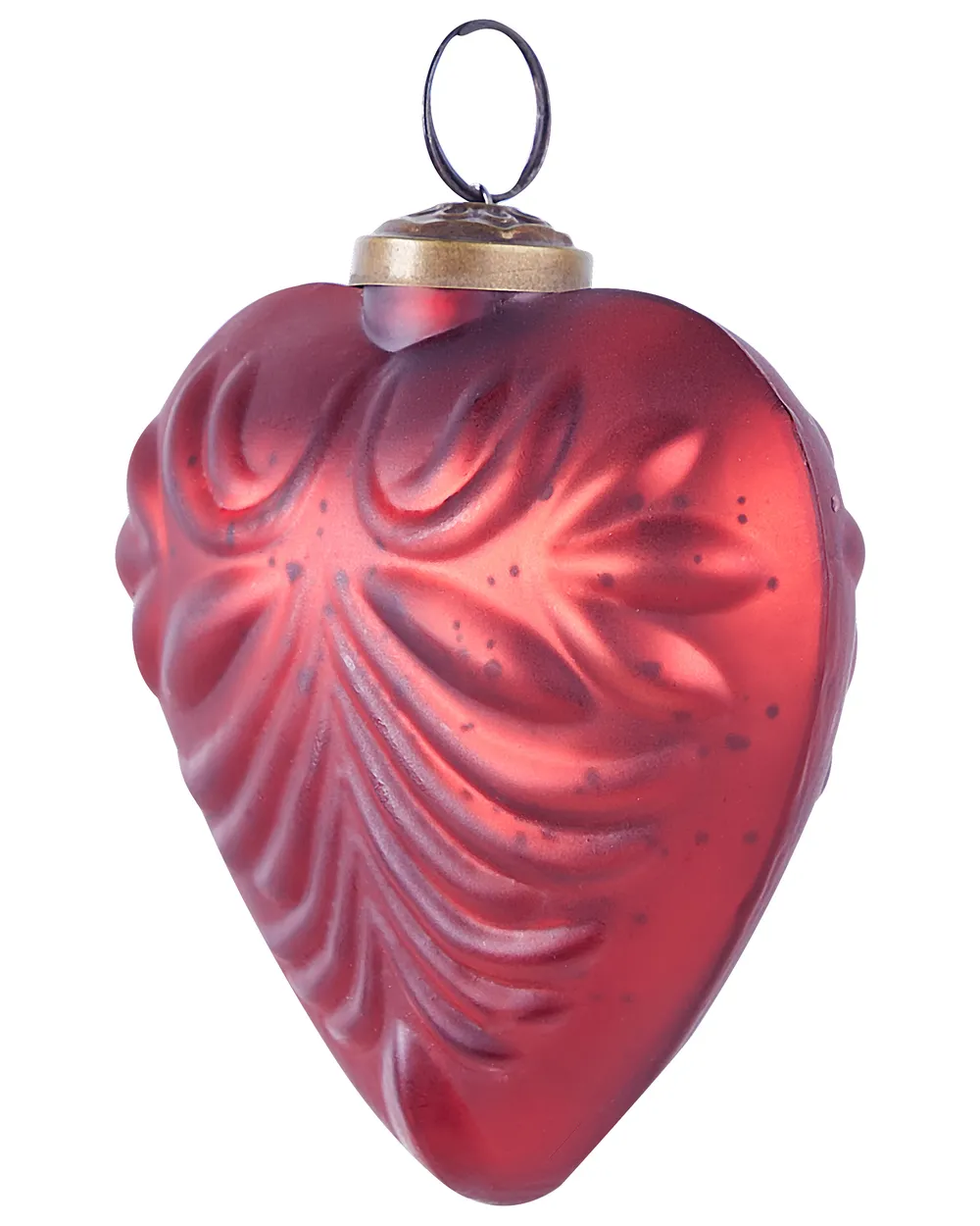 Weihnachtskugel 4er Set FERIABLE Glas Rot_899355