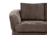 Living Room Set 3 Seater KJAER Chenille Dark Brown_1006645