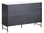 6 Drawer Chest GLASTONBURY Marble/ Black_972688
