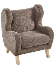 Kindersessel FARUM Bouclé Braun_1083021