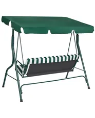 Hollywoodschaukel CHAPLIN Metall Grün_1078478