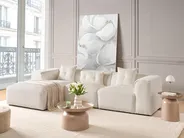 Ecksofa 3-Sitzer DOLVA Cord Cremeweiß rechtsseitig_979344