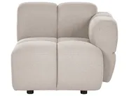 Modul Ecksofa 4-Sitzer MAKSABERG Stoff Beige rechtsseitig_1135222