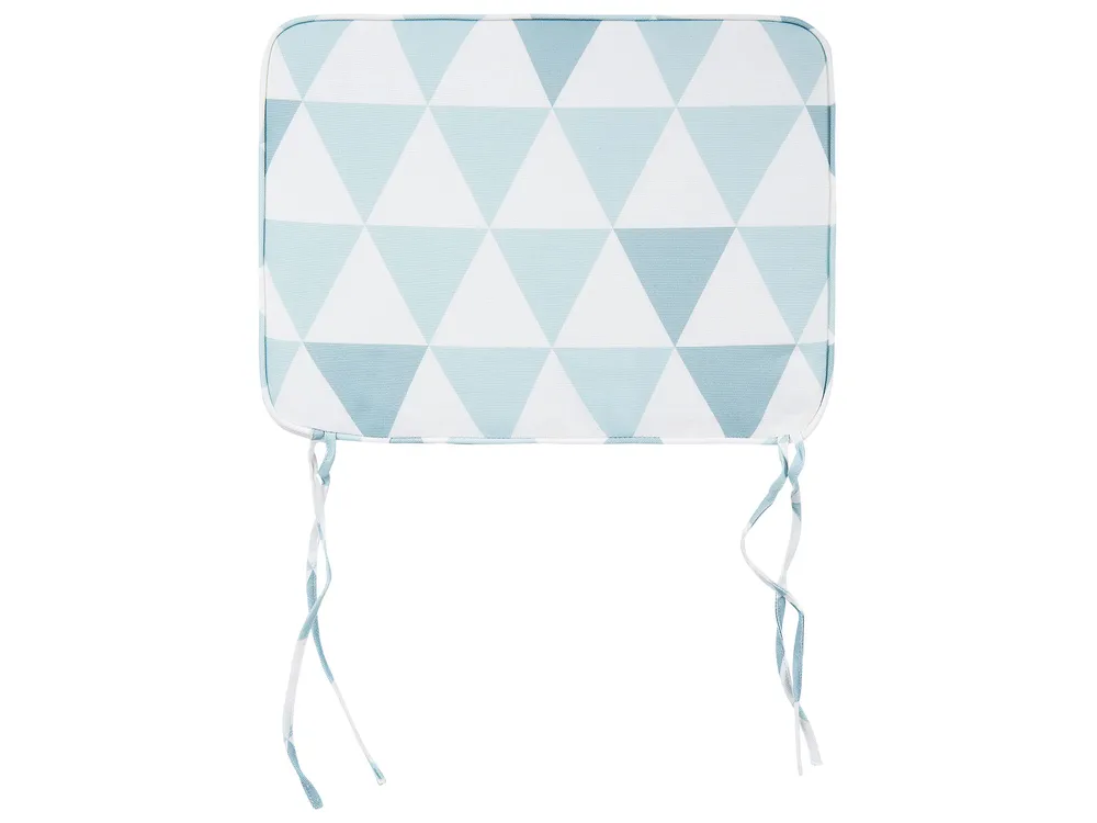 Bistro Set inkl. Kissen klappbar FIJI Akazienholz Blau_764262