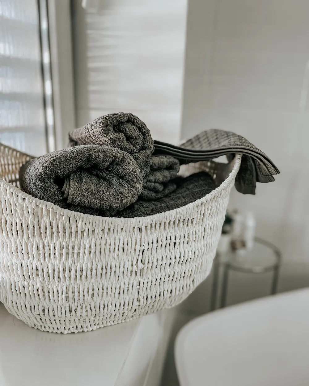 Set of 11 Towels AREORA Cotton Light Grey_884459