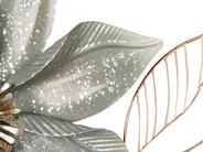 Wall Decor Flower EUROPIUM Metal 46 cm Gold_933886