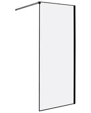 Duschwand WASPAM 80 x 190 cm Schwarz_943996