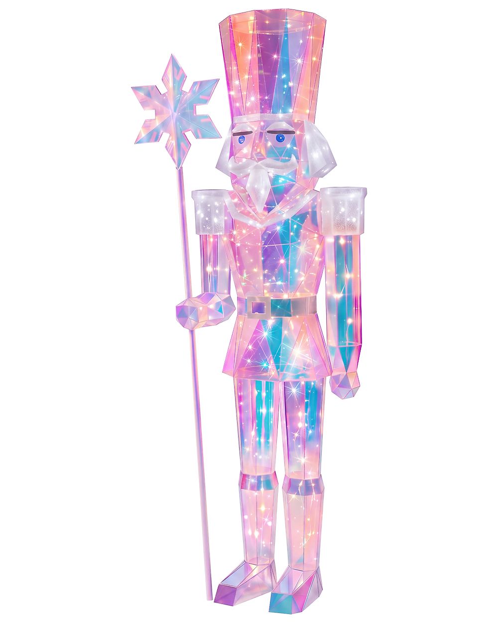 Décoration extérieure LED KINNULA 152 cm Casse-noisette Multicolore
