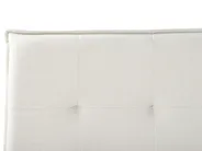 Wasserbett Kunstleinen LESTRE 160 x 200 cm Cremeweiß_962674