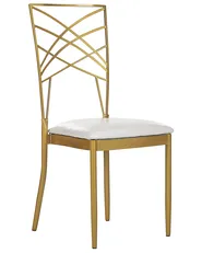 Set of 2 Dining Chairs GIRARD Metal Gold_913460