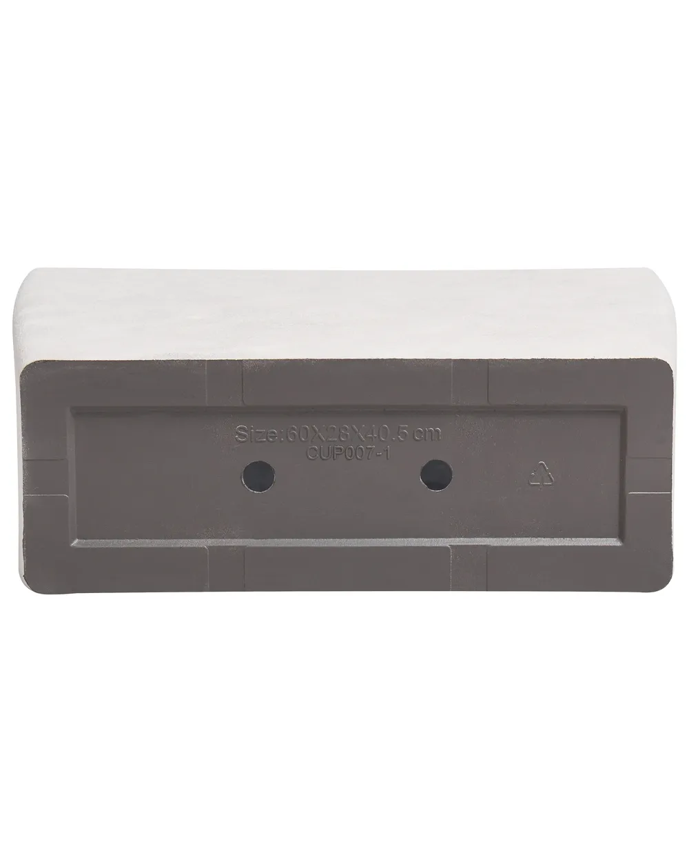 Set of 2 Plant Pots SILENEV 59 cm Light Grey_1133003