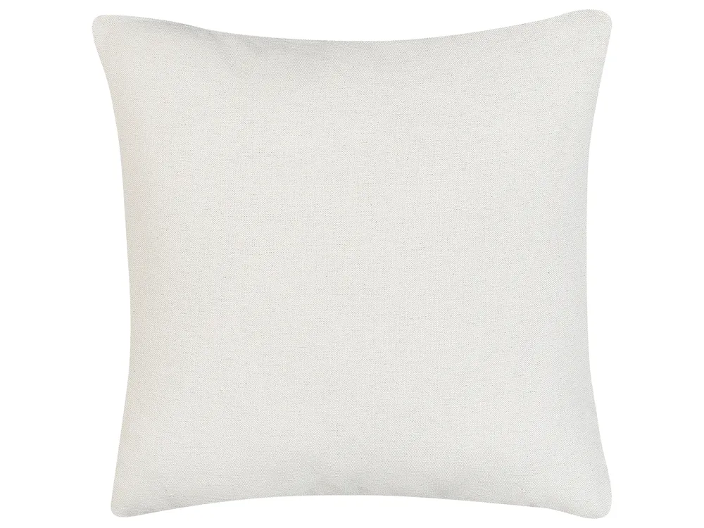 Dekokissen 2er Set WAKAD 45 x 45 cm Beige Pflanzenmuster_801384