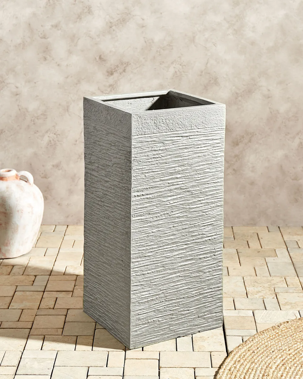 Blumenkübel DION 33 cm Hellgrau