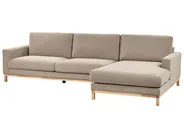Ecksofa 4-Sitzer SIGGARD Stoff Taupe linksseitig_944869