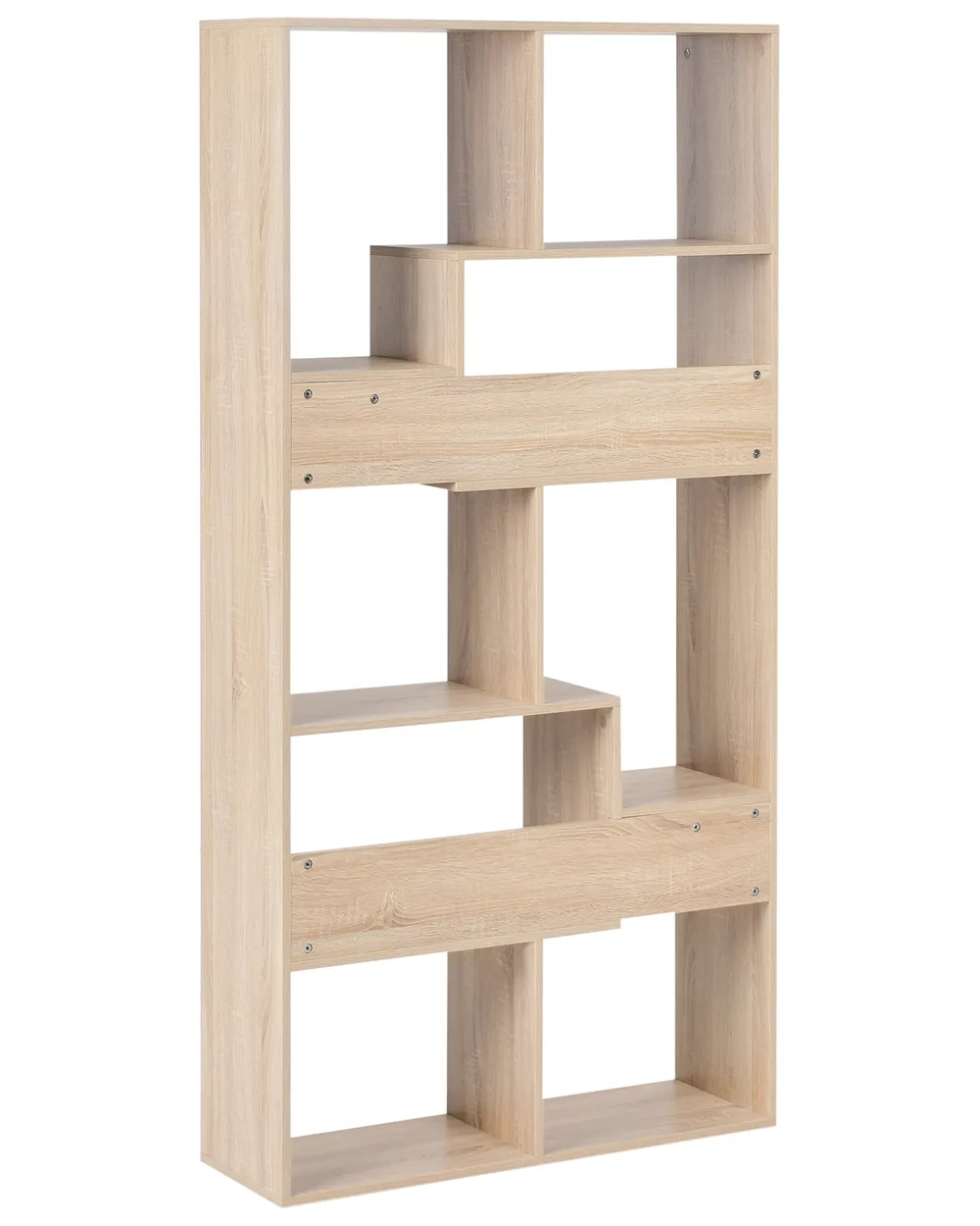 洋楽 BOOKIE Bibliotecă cu 6 rafturi CHATEH 180 cm Maro deschis - Beliani.ro