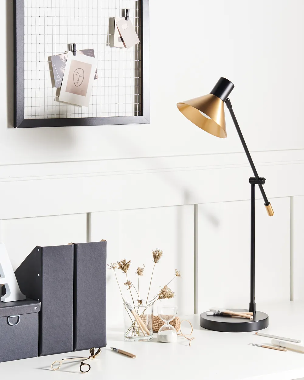 Desk Lamp PINKEEN Metal Gold_948841
