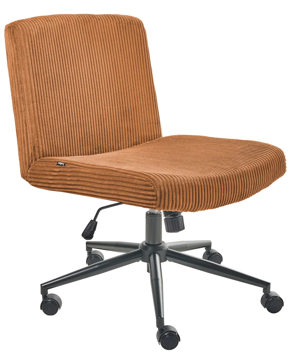 Desk Chair GEDDES Corduroy Golden Brown_1010170