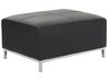 Ottoman OSLO Leather Black
