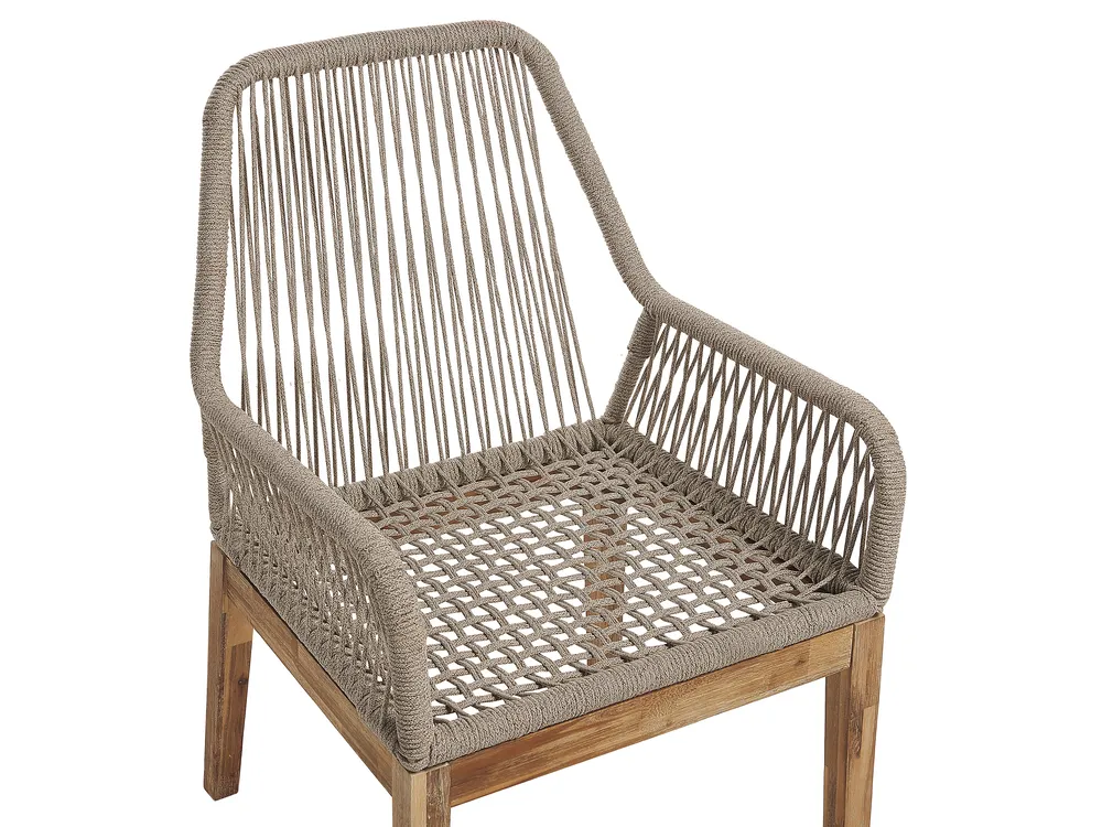 Gartenmöbel Set 4-Sitzer ORISTANO inkl. Kissen Beton Beige_945901
