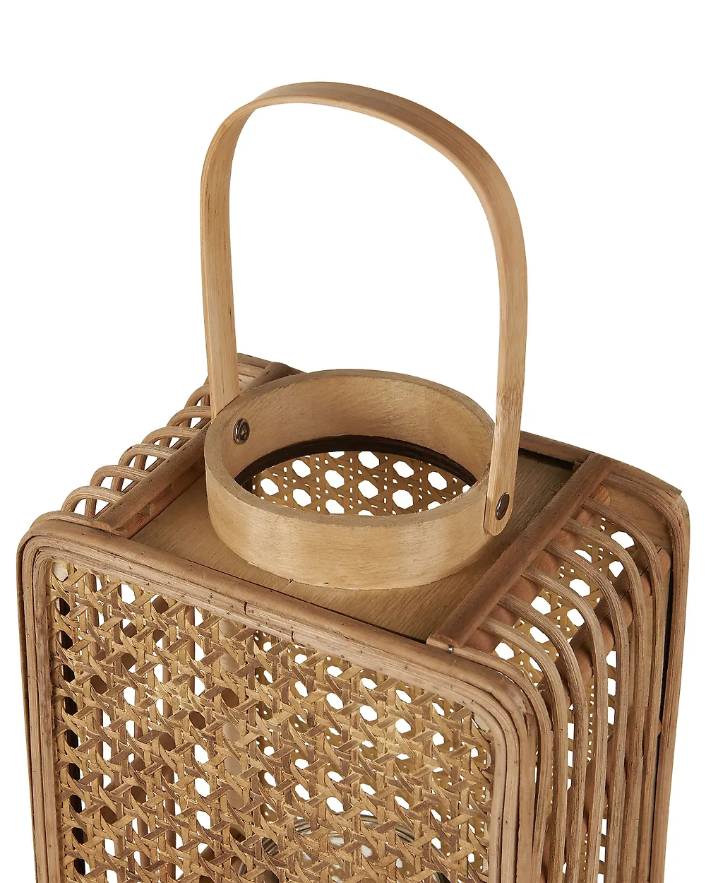Laterne BANTUL 28 cm Polyrattan Naturfarben_828028