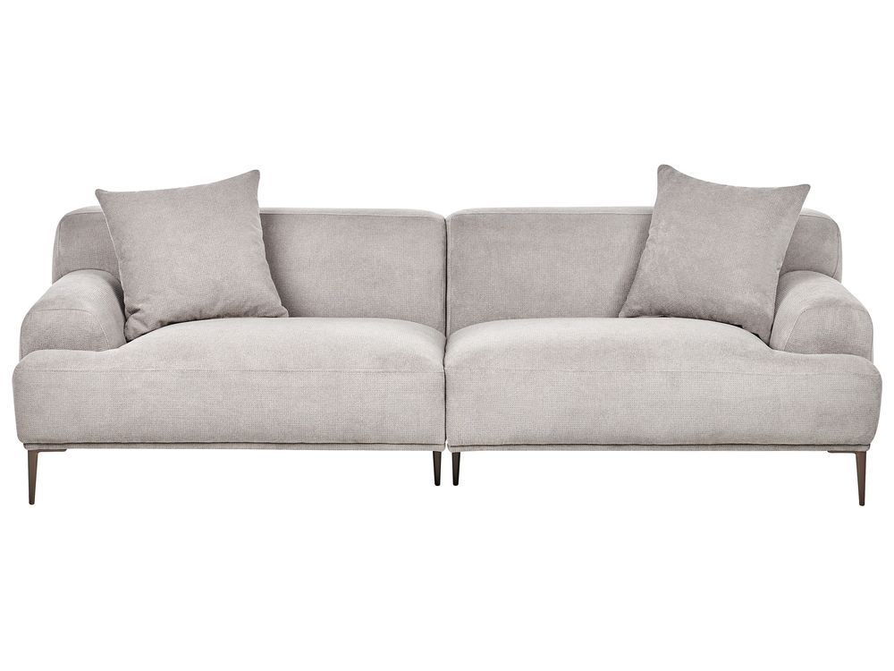 Sofa 3 Seater MATILA Fabric Light Grey