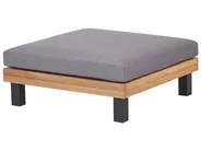 Garten Ecksofa mit Tisch 5-Sitzer FRAZZANO modular zertifiziertes Akazienholz Grau_932982