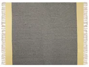 Kuscheldecke LAPU Baumwolle 125 x 150 cm Senfgelb_839592