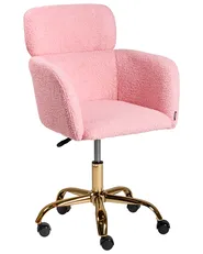 Schreibtischstuhl ALENA Bouclé Rosa_1101389