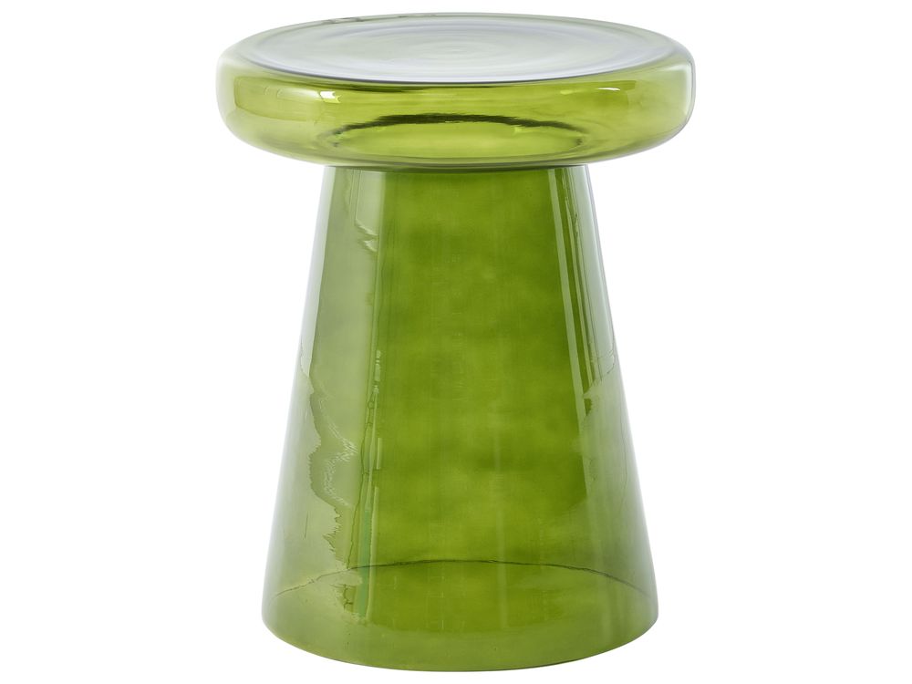 Table d'appoint CALDERA Verre Vert