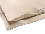 Duvet Cover Set PARKROSE 200 x 200 cm Sateen Cotton Beige_1059920