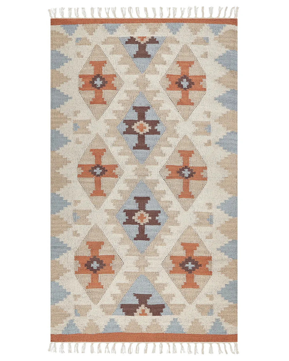 Rug DILIJAN Multicolour 80 x 150 cm Kilim Cotton_869150